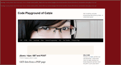 Desktop Screenshot of code.catzie.net